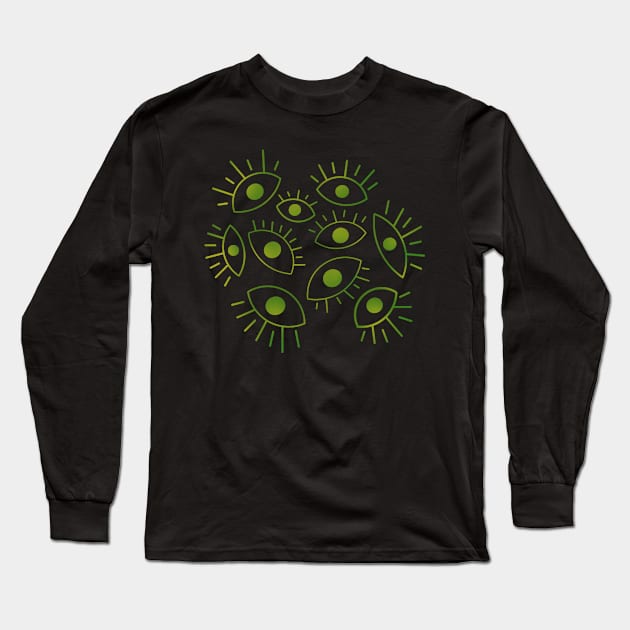 Eyes of the Void Long Sleeve T-Shirt by rollingtape